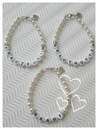 *ZU HABEN* Armbänder zur Hochzeit